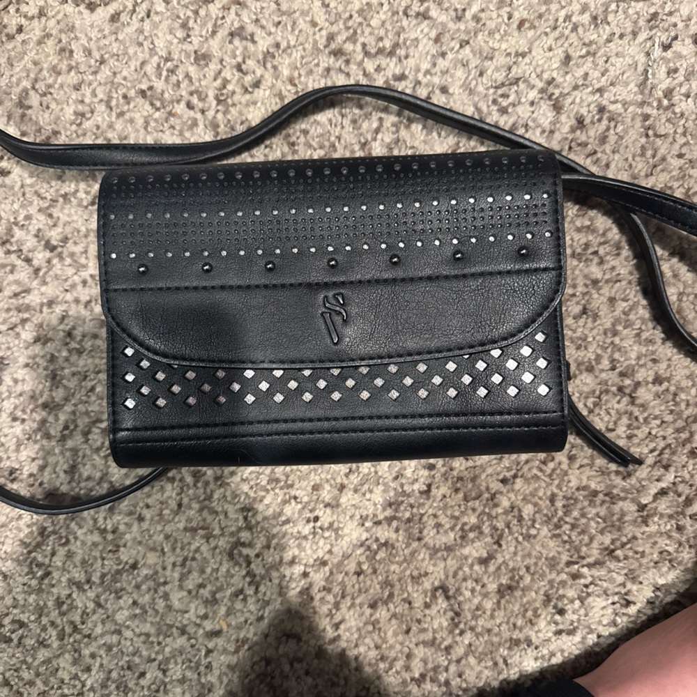 Elegant Black Crossbody Bag Simply Vera